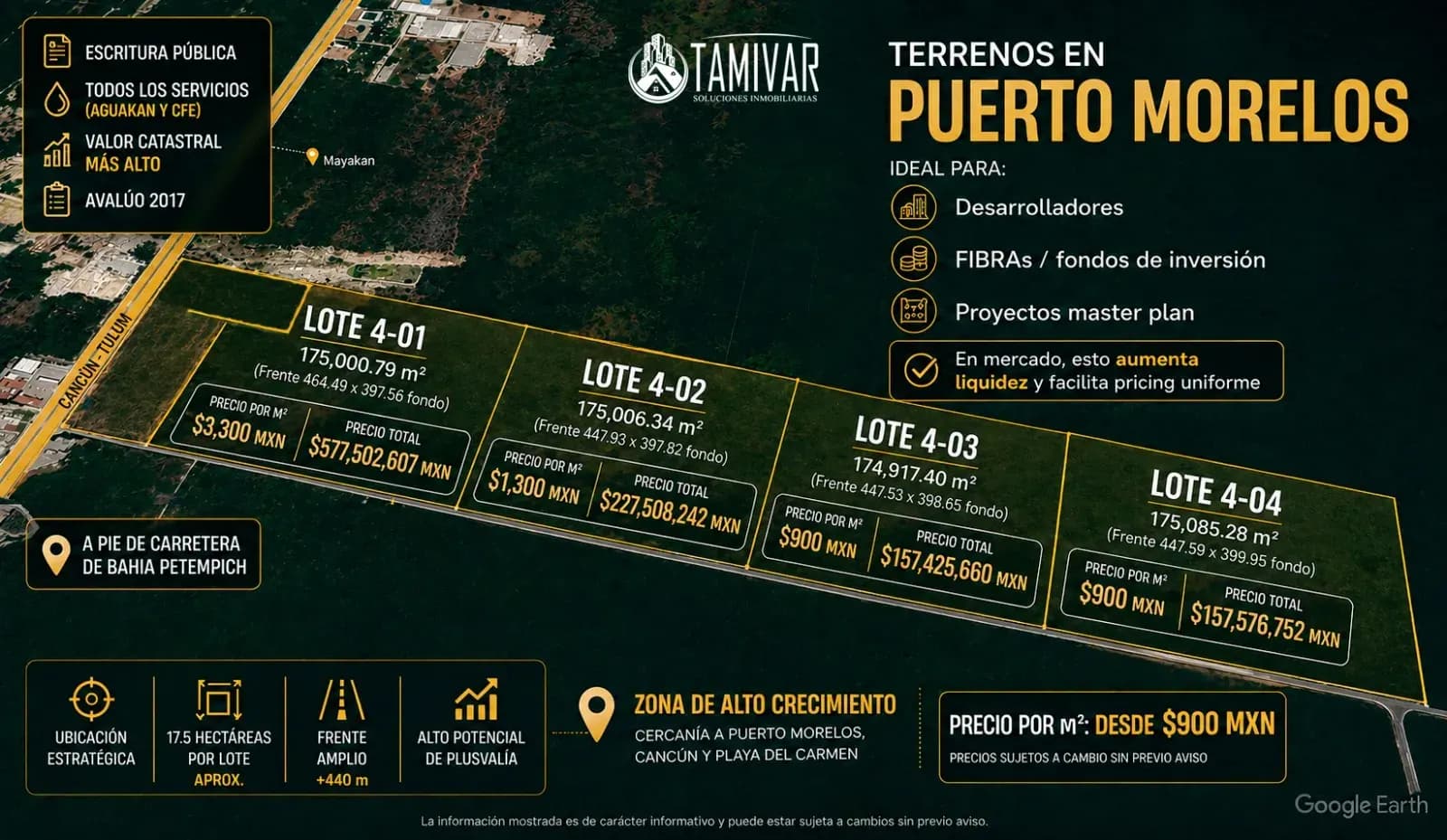 INVERSIÓN A GRAN ESCALA - PTO MORELOS